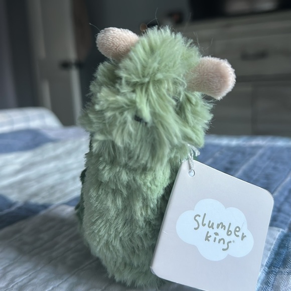 Slumberkins Mini Green Snail Stuffed Animal - Picture 3 of 3